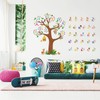 Zonon 3 Sheets Animal Alphabet and Numbers Tree Wall Decals
