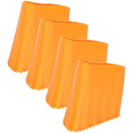 4 Pieces Ladder Foot Covers Replacement Ladder Cover for Ladders Ladder Glider Non-Slip Plastic Non-Slip Ladder Aluminum Alloy