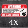 Silverbird Graphics GPS tracking sticker decal vehicle anti theft security