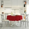 Encasa Cotton Canvas Tablecloth | Deep Red Plain | Rectangle