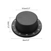 Kitchen Cooking Timers,Magnetic Adsorption Mechanical Desk Timer Stainless Steel Chassis