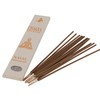 GURU SHOP Chakra Incense, Sandalwood Incense Sticks, Navel, Beige, 22