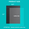Binditek 200 Pack Binding Covers and Backs Set, 8.5 x