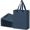Sdootjewelry Navy Blue Gift Bags, Navy Gift Bag with Handles