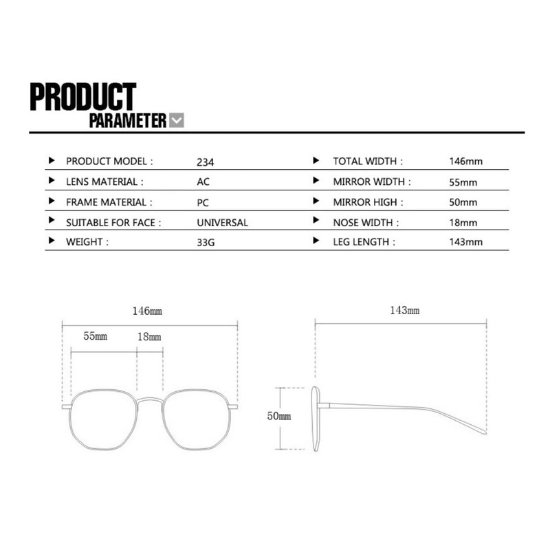 Shiratori Blue Light Blocking Glasses Rectangle Chic Preppy Look MultiColor