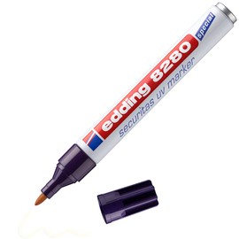 Edding 8280 Special Marker Securitas UV Marker Pen, 1.5 – 3 mm, Colourless