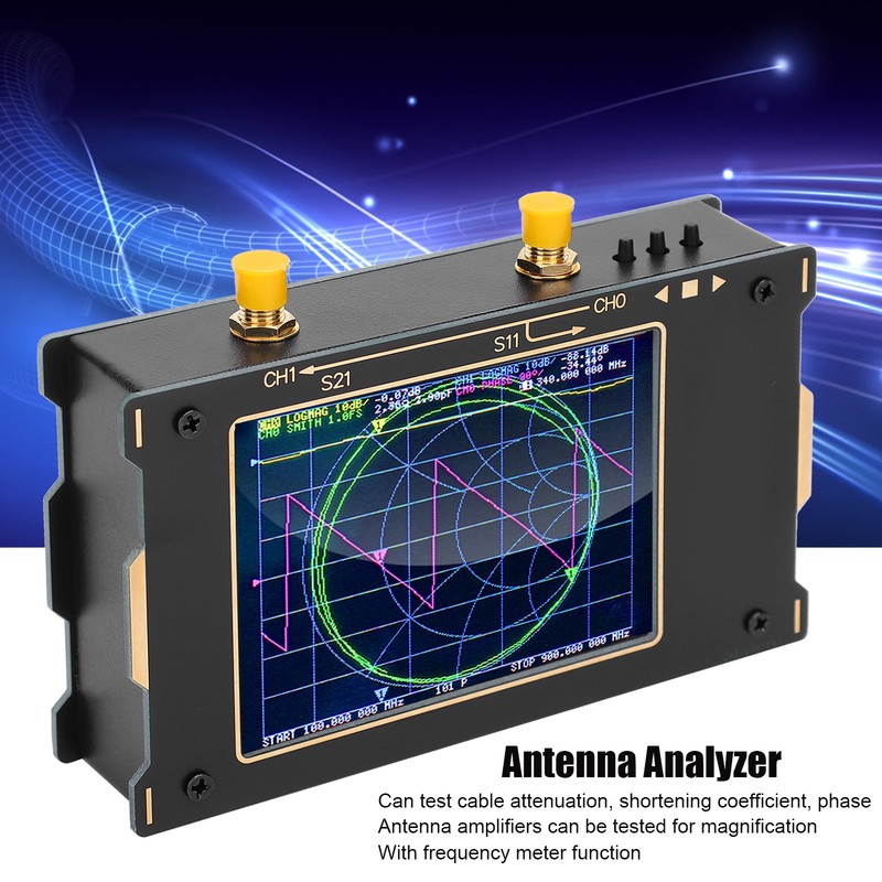 NanoVNA V2 50kHz‑3GHz Vector Network Analyzer Aluminum Alloy Antenna Analyzer