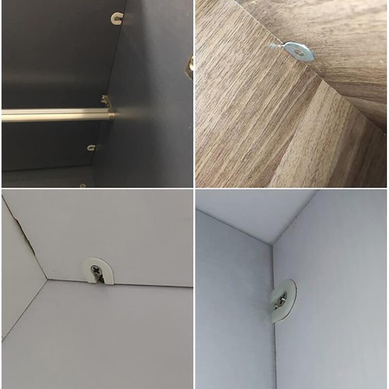 HugeDE 30 Pcs Thread Cam Locks Cabinet Connecting Cam Fitting
