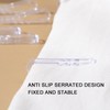 50PCS U Shape Clear Plastic Alligator Clips Shirt Folding Clips