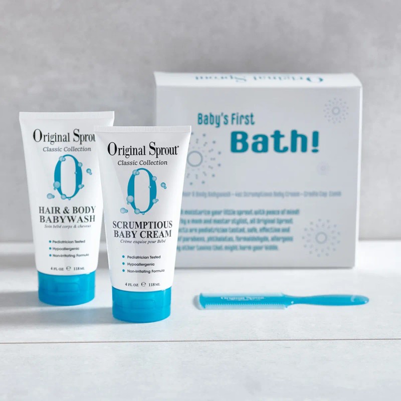 Primer Kit De Baño Para Bebé. Deliciosa Crema Para Bebé