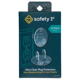 Safety 1st 12 Pack Ultra Clear Outlet Plugs