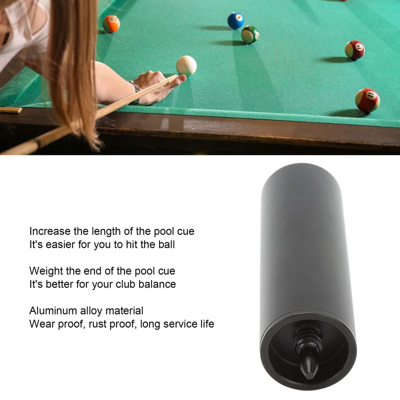 Billiard Pool Cue Extension Aluminum Alloy Pool Cue Stick Extender
