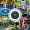GAIZERL Solar Fountain, 2025 Upgraded Flower Shape 3.5W Solar Water