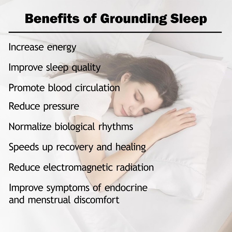 Grounding Sheets Twin Grounding Fitted Sheet Deep Pocket 90% Cotton