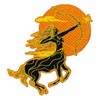 ZEGINs The Centaur Archery Patch Embroidered Applique Badge Iron On
