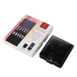 Pan Art Travel Brush Set - Faux Leather Synthetic - Watercolour - 5 Pieces