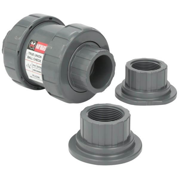 Hayward TC10125STE PVC TC Series True Union Check Valve with