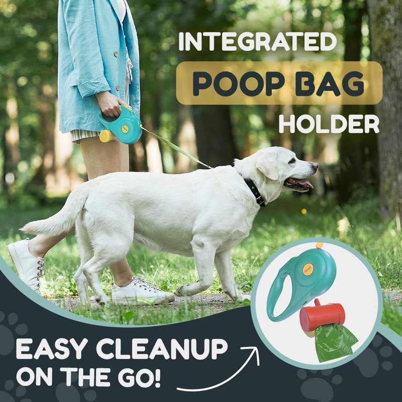 Retractable Dog Leash for Small and Large Dogs, Heavy Duty