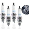 Pack of 4 Spark Plug CR7HSA for Scooters, Mopeds and