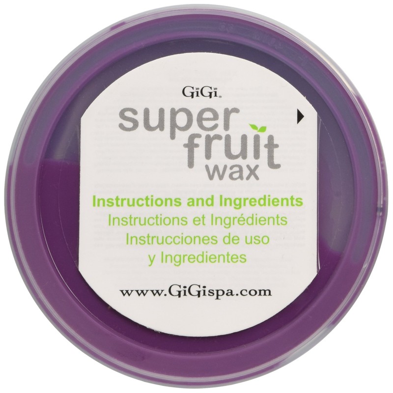 Gigi Super Fruit Wax, Acai Plus Blueberry, 14 Ounce