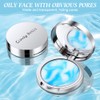 Oil Control Compact Powder, Lightweight and Waterproof Face Pressed Powder