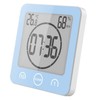 NOFIBAF Digital Bathroom Shower Wall Clock Timer with Alarm with
