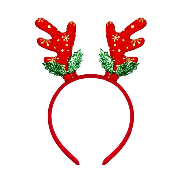 Products4ushop MeeTHan Christmas Headband Reindeer Antlers Clips Santa Claus Hats : H5 (Reindeer-GS)