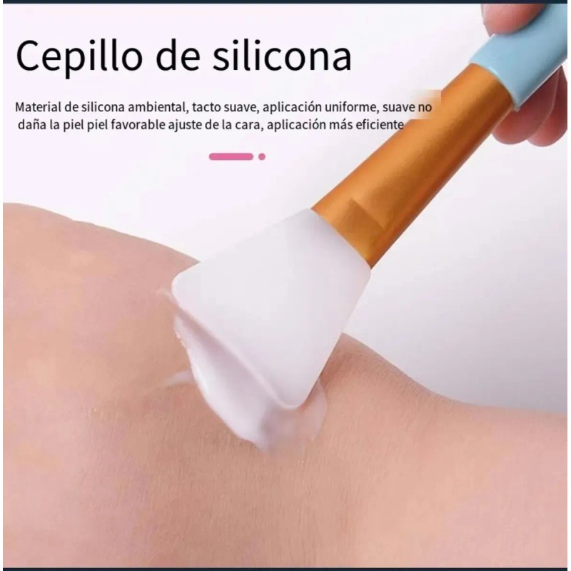 Mascarilla Bowl Preparación Facial Brochas