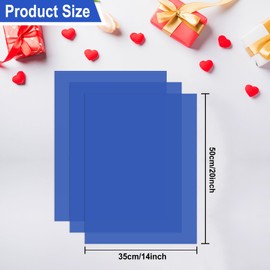 NEBURORA 100 Sheets Blue Tissue Paper for Gift Bag 20x14 Inches Wrapping Tissue Paper Bulk Navy Blue Decorative Art Paper for DIY Crafts Birthday Wedding Graduation Father's Day Party Decor