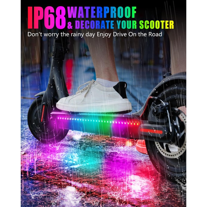 Keiurot Scooter LED Light Strips for Night Riding 5V High