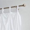 Indigo Ink - Window Curtain, Gauzy Knotted Tie Top Sheer