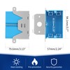 XIUTE 6 Pack 1-Gang PVC Electrical Box，Adjustable Electrical Boxes，Blue Outlet