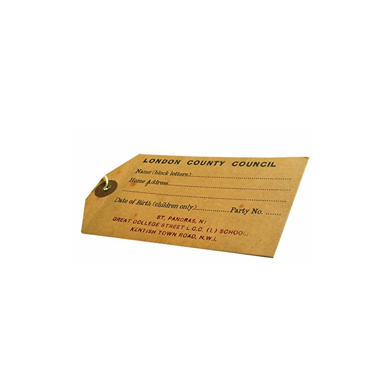 My Clever Kids Evacuee Tag - World War 2 -