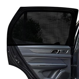 Pack of 2 Sun Protection Car Baby Car Sun Shade with UV Protection, S-Sun Protection A-uto, Car S Sun Protection for Children, Highly Elastic & Breathable A-utofWindows, Fits Universal A-utos, SUVs