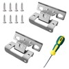【Galvanized Ultra Durable】 2-Pcs WE01X25317 OEM Genuine Dryer Door Hinges
