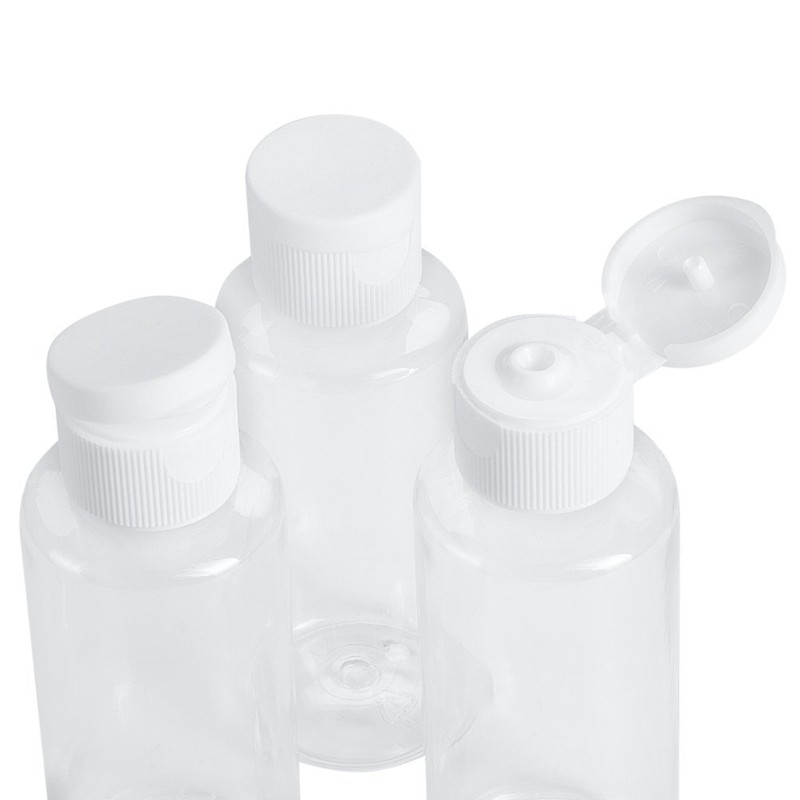 Bekith 30 Pack 2 oz Plastic Empty Bottles with Flip