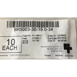 Unbranded [10 Pack] 4.5mm OD 19 mm Long Zinc Plated Brass No Thread Spacers For M3 Screw