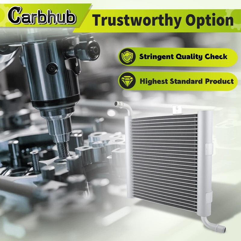 Carbhub Right Auxiliary Radiator Compatible with Land Rover Range Rover