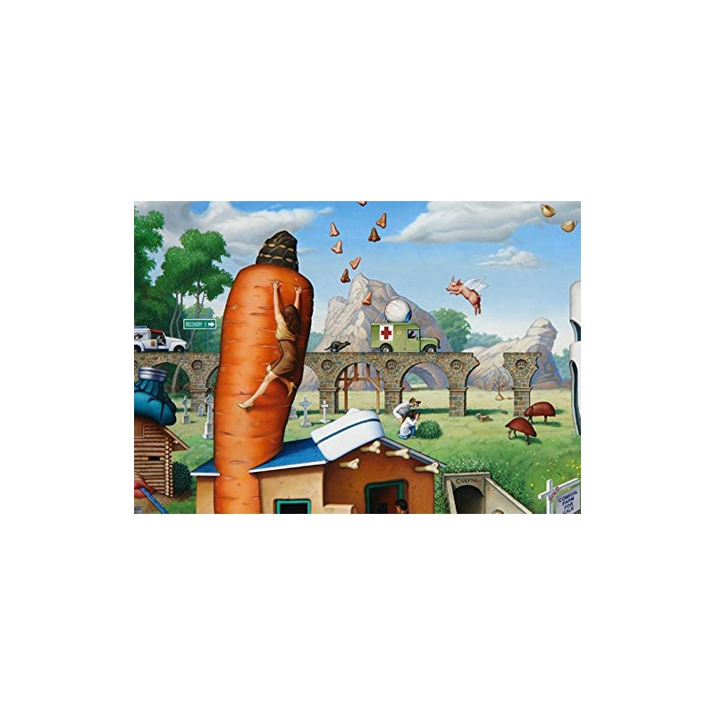 T. E. Breitenbach Signed A Picture of Health Poster 28x22