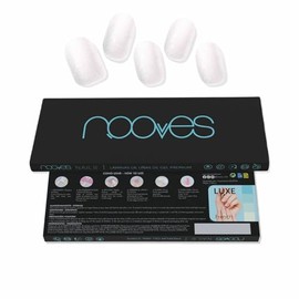 Nooves White Pearl Gel Nail Wraps (Pack of 20)
