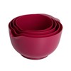 BoxedHome Mixing Bowl Set Plastic Salad Bowl Non-Slip Stackable Serving