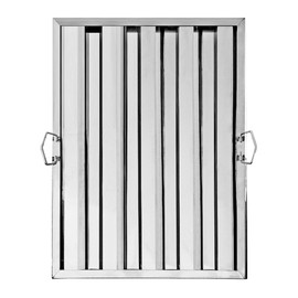 New Star Foodservice 54408 Stainless Steel Hood Filter 20" W x 25" H, Set of 6
