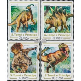 Prophila Collection Sao Tome e Principe 7043-7046 (Complete Edition) Mint NH ** MNH 2017 Dinosaur (Collector's Stamps) Amphibians / Reptiles / Dinosaurs