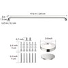 48 Inch Extra Long Chrome Stainless Steel Shower Grab Bar,