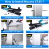 Muzata 60 Pack 1/8" Cable Railing Hardware Kit Hand Swage