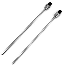 FSWWSF Pack of 2 1/2 Inch Immersion Sleeves 300 mm Stainless Steel 304 Thread for Temperature Sensor Thermowell Diving Tube Protective Tube for Thermocouples Protective Tube for Temperature Sensor