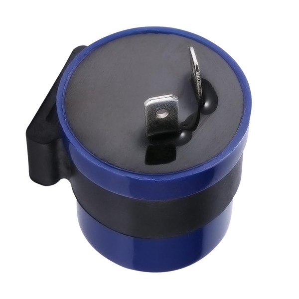 Hoite 6V-12V DC 2-Pin Adjustable Flasher Relay – Inbuilt Resistor