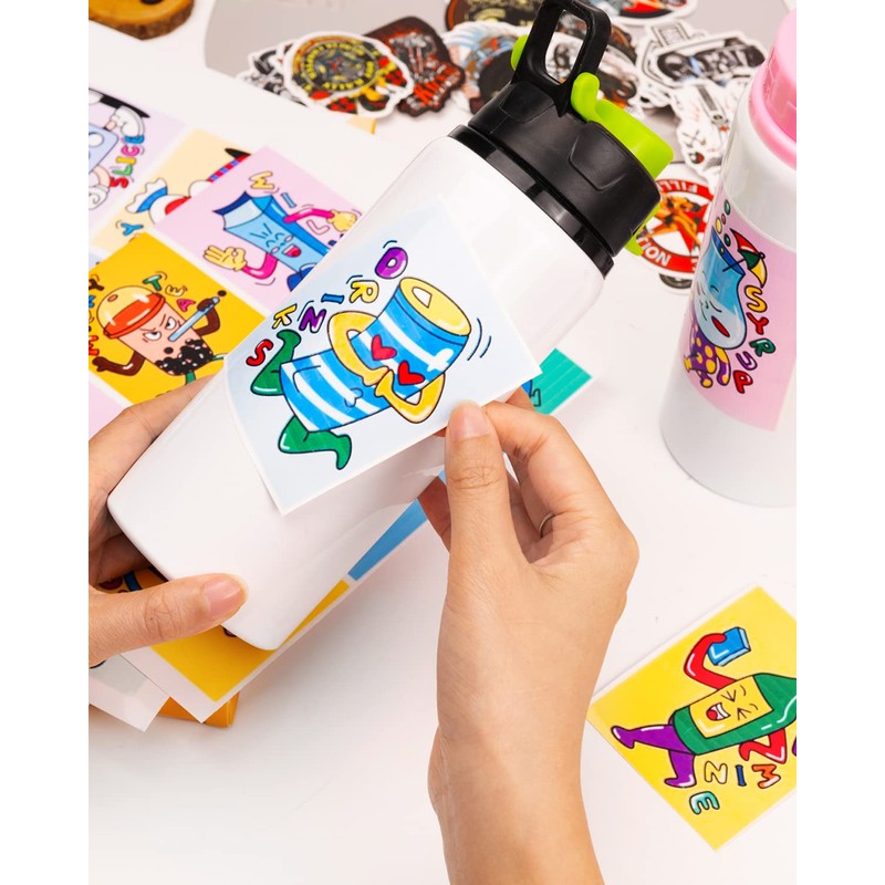 QYH Premium Printable Vinyl for Inkjet Printer-20 Glossy Sticker Paper