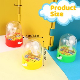 20 Pieces Flipper Basketball, Mini Basketball Mini Finger Shooting Toy, Desktop Children's Toy, Small Toy Basket Throw for Children, 6 cm - Children's Birthday Party Bags