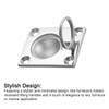sourcing map Flush Ring Pull Handle, 2Pcs 48 x 38
